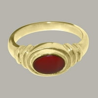 Britanci napravio 18k žuto zlato stvarni praveni rentijski prsten za uređenje unizaka - veličine - veličine 8,25