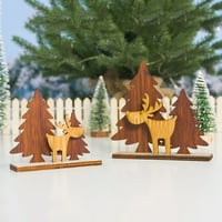 INS, drveno božićno drvce, lose i mini božićne ukrase