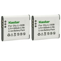 Zamjena Kastar baterije za Ricoh DB-bateriju Ricoh BC-J punjač, ​​Ricoh CX3, CX4, CX5, CX6, Hz kamere