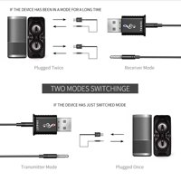 Cheers.us USB bežični Bluetooth 5. Audio adapter prenosiv u prijemniku predajnika