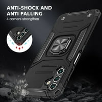 Samsung Galaxy A04S Case 5G futrola s ekranom za privatnost i zaštitnik objektiva Magnetni prsten Kickstand