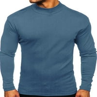 Ležerne prilike za muškarce Zimska jesenski pulover dugih rukava TURTleneck majica