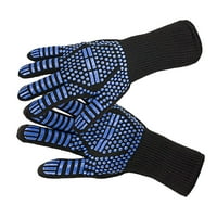 Vikakiooze zimske rukavice par silikonska pećnica mitts profesionalne hlače otporne na toplinu