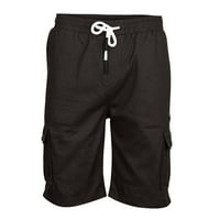Hanas muške kratke hlače Ležerne prilike modne vučne strugove Ljetna plaža Kratka klasična prilagođena alata za vježbanje sa džepovima
