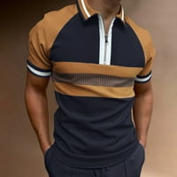 Sanbonepd Muške košulje za rušenje Muškarci Proljeće i ljetni modni labavi rever, 3D digitalni ispis