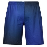 Yuwull Mens Sport Set Ljeto odijelo Postavite majice i kratke hlače Stilsko casual paruž set tamnoplave