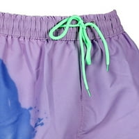 Muškarci Ljeto Plažni kratke hlače Promjena boje Swim Trunks Povratničke sportske hlače S-3XL