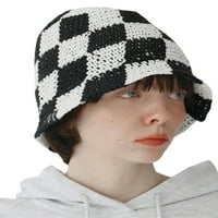 ucket kapu za žene Sklopivi široki rubni kukičani šešir uzorak ručno izrađeni ribar kapu za sunčanje