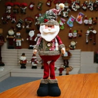APEPAL Santa Claus Sning Man Elk Doll Božićni ukras Xmas Tree Decent ukras
