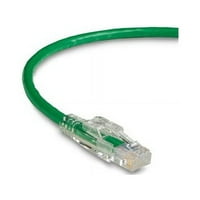 Black Bo CAT 550-MHz Zaključavanje nasukastih nasukastih ethernet patch kabela-nezaslosan, PVC, zeleno,