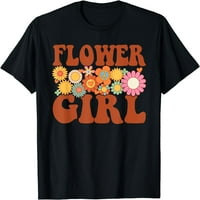 Groovy cvjetna djevojka djeveruše prijedlog cvijeta djevojka majica Toddler