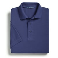 Mafoose mužjak svilena touch polo muškarci Proširene majice Mediteranski plavi XL