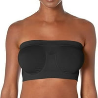 Hanas Fashion Donje rublje Stretch Beamwless Bandeau grudnjak na kaiševi Bralette podstavljena cijev