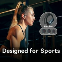 Bežične uši za LG K Bluetooth slušalice 48hrs Reprodukujte sportske slušalice sa LED ekranom prekomjernih ušiju sa ugrađenim ušima