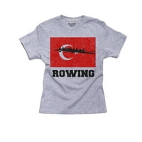 Turska olimpijska - veslanje - zastava - Silo pamučna majica od silueta