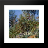 Apple stabla na Chantemesle Hill uramljenom umjetničkom tisku Monetu, Claude