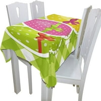 Rezajn platna, tropski ananas Flamingo na bijeloj sivoj pozadini Poliester Stolcloth stol za stol za