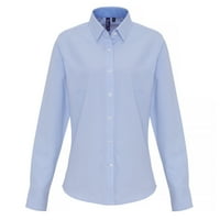 Premier ženska pamučna bluza bogata Oxford Stripe bluza