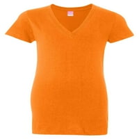 L Juniors V-izrez Dužina majica - Papaya - X-Veliki