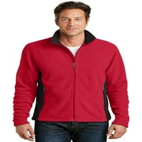 Lučka uprava F Colorblock Vrijednost Fleece jakna, bogata crvena crna, L
