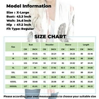 Tking Fashion Womens Cardigan Lagan dugi rukav otvoren prednji ležerni cvjetni print srednje dužine Kardigan jakna kaput kardigan za žene fluorescentno zeleno m