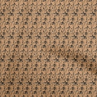 Onuone viskoza šifon narančasta tkanina cvjetna tkanina za šivanje tiskane plafne tkanine pored dvorišta široko