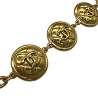 Ovjerena korištena chanel chanel narukvica coco logo GP zlatni vintage dodaci nakit dame