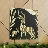 Gazelle u Art Deco - Platno