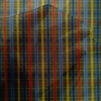 Onoone pamučne svilene tkanine Madras Provjerite otiske tkanine širom dvorišta