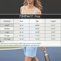 Jumpsuits za žene Casual Strungten ženski ručni remen bez rukava bez rukava u kombinaciji kombinezone