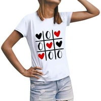 Dan zaljubljenih grafičkim majicama Par odgovara majica majica kratkih rukava za žene