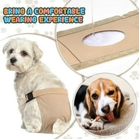 Pantalone za pse pse pselice sa sanitarnim jastučićima podesive zaštitne pantalone za ženske pse u toplim mjesečnim krvavom fiziološkom sezone štenad