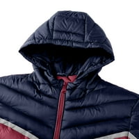 Muški jesen i zimski kaput Leisure Plus size Svjetlosni džepovi sa zatvaračem Odvojivi šešir muški najlon jakna s kapuljačom
