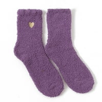 Žene Ležerne čarape Srce Slatko ispis Pamuk Uzorak Dame Socks Udobna mekana topla zimska čarapa