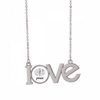 Lavanda crtež umjetnost Ljubavna ogrlica Privjesak Charm Nakit