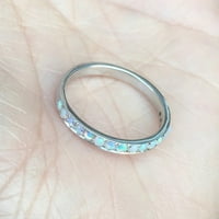 Keusn Fashite Exquisite Opal prsten za žene Angažman prsten nakit Pokloni w