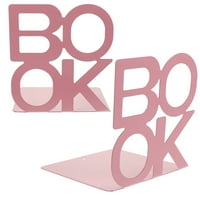 Bookend u obliku slova u obliku slova Ukrasna knjiga Organizator datoteka Knjiga Krajeva držači za knjige