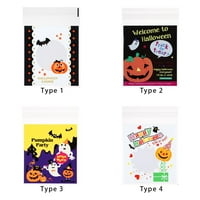 Nova plastična tuša za bebe Halloween Party Dekoracija samoljepljivih kolačića Paketa Candy torbe 3