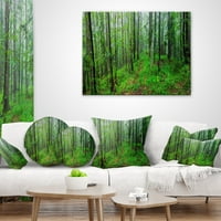 Art DesimanArt 'Zelena divlja šuma sa gustom šumom za bacanje šuma u. In. Medium