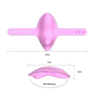 Nosivi gaćica za žene, XOplay daljinski upravljač Leptir Plibe Stimulator g-točke klitorika