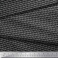 Soimoi poliester Crepe tkaninski umjetnički valovi apstraktna ispis tkanina od dvorišta široko