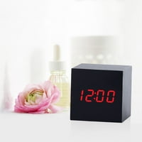 Novo moderno drveno drvo digitalno LED stol budilnik TIMER KALENDAR