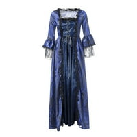 Naseljeni dan Bare za čišćenje Ženska kraljevska renesansna haljina plus veličina Retro Victorian Kostimi