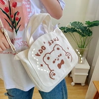 Taize Shopping Bag Bear uzorak Veliki kapacitet Slatka crtana torba za višekratnu upotrebu za svakodnevnu