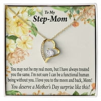 Za korak mama bonus mama mjesec i natrag zauvijek ogrlica s porukama