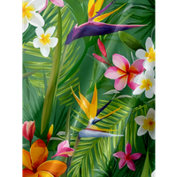 Cvjetni uzorak modna muška havajska majica kratki rukav ulični odjeća za patchwork ljetna šik majica,
