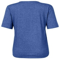 Niveer Summer Casual majica za žene Zip Front V izrez Osnovna majica Lood Plain Plain Tunic Bluze