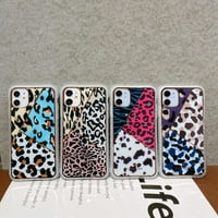 Toyella elektroplatiranje ljubavne leopard Print mali zaštitni poklopac za zaštitu struka BLUE iPhone XS max