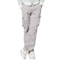 CLLIOS MENS Cargo Pants Plus size Multi džepove Hlače na otvorenom Vojne pantalone Lounge Jogger Cargo Hlače