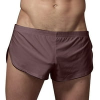 Smeđa muška donje rublje Lagana glatka boyshort Ugodne Casual Color Aloud Hlače od poliestera